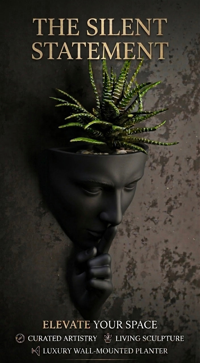 The Silent Face Sculpture