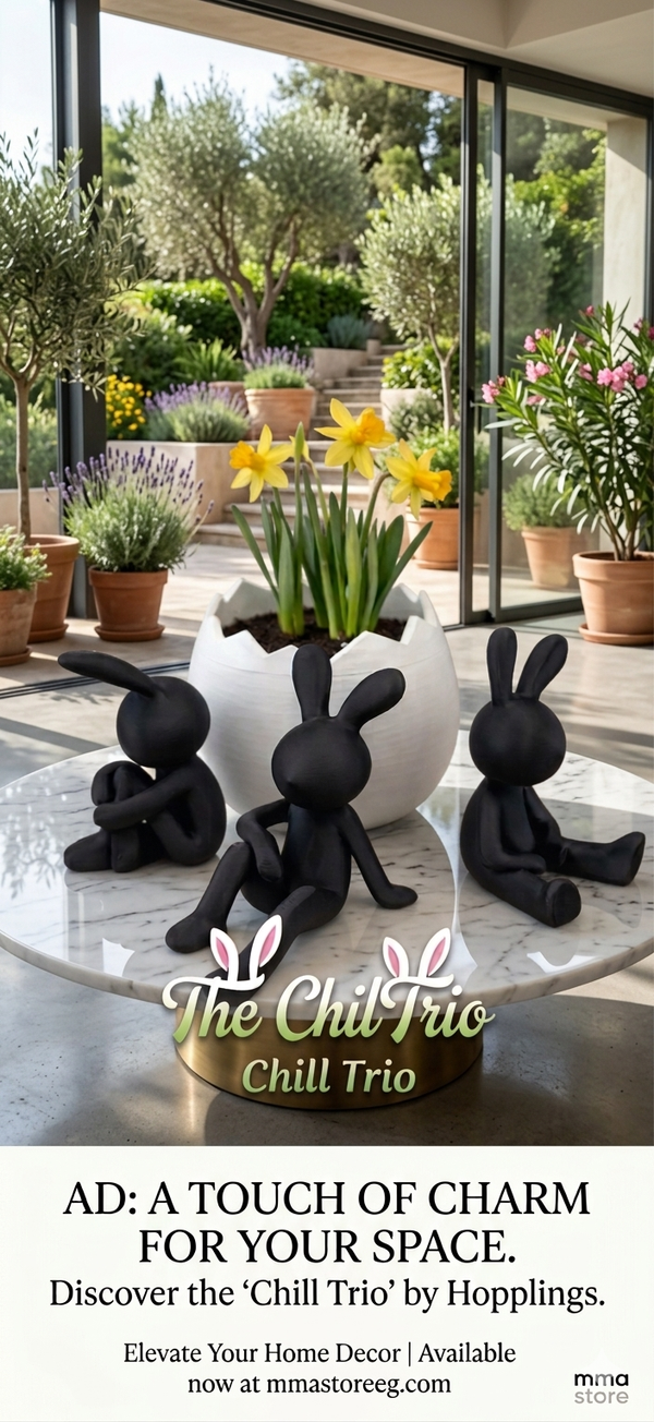 Sitting Trio Bunnies