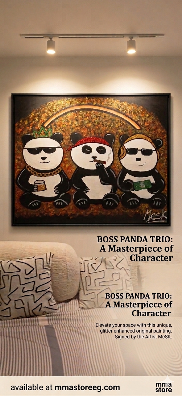 Boss Trio Panda’s (Art)